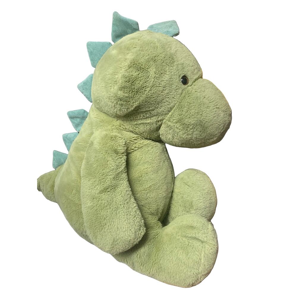 Animal Adventure Big Green Stuffed Dinosaur Plush Corduroy Scales XLarge 22"